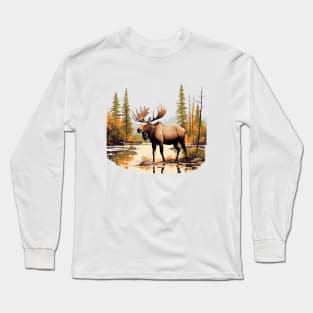 Wild Moose Long Sleeve T-Shirt